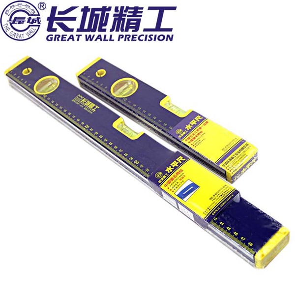 Great Wall Seiko level ruler 91 series precision milling bottom aluminum level ruler multi-specification measurement horizontal vertical aluminum ruler ruler