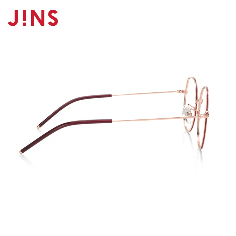 [日本JINS含镜片优雅精致复古近视镜可加配防蓝光PC镜片LMF20S087]
