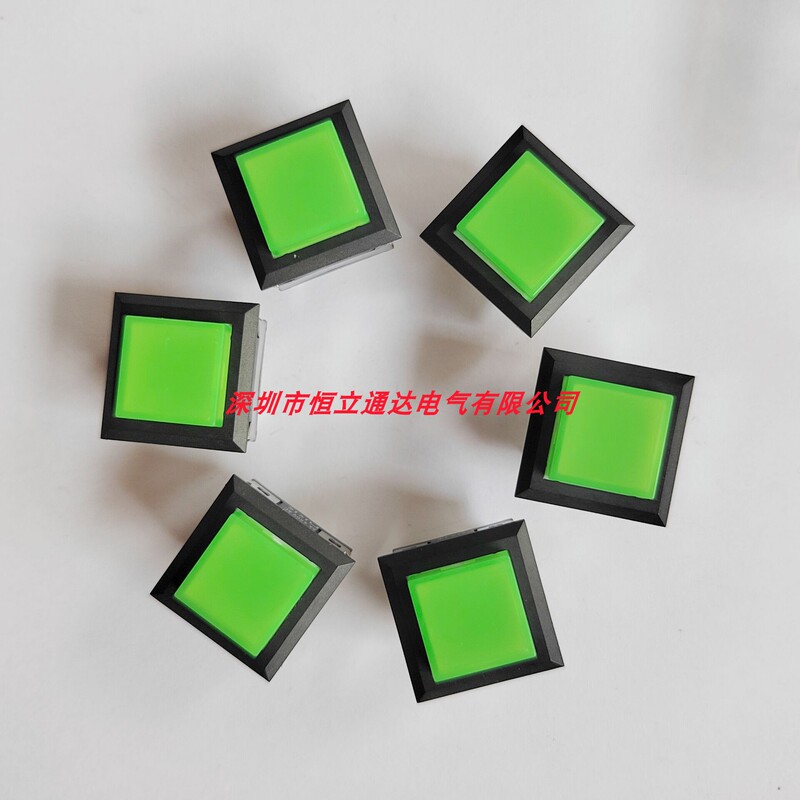 Ub-15-H1 Japan Nkk Green Red Yellow Illuminated Push Button Switch Square Embedded Installation