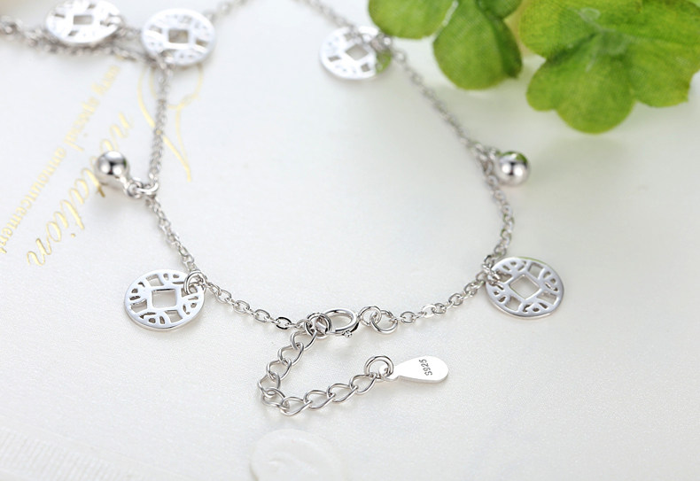 Chaine de cheville Femme en Argenterie - Ref 3102073 Image 10