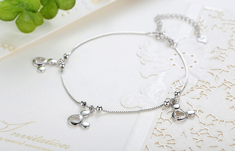 Chaine de cheville Femme en Argenterie - Ref 3102155 Image 8