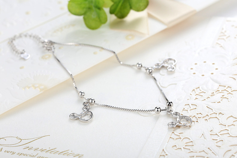 Chaine de cheville Femme en Argenterie - Ref 3102155 Image 10