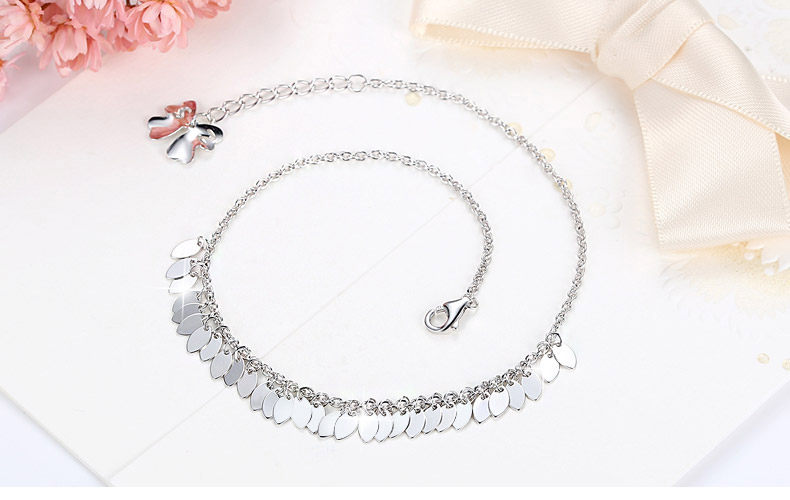 Bracelet de cheville Femme en Argenterie - Ref 3102272 Image 13