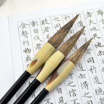 Shanlian Shuangshun Stone Badger brush set Large medium and small Wenfang Four treasures of Chinese painting calligraphy can be used