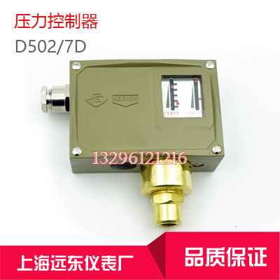 Shanghai Far East Instrument Factory D502 7D Two-position Pressure Controller Pressure Switch 0811200