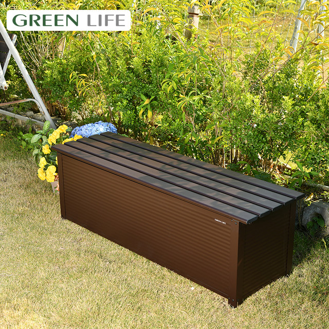 Haishan outdoor aluminum alloy storage cabinet garden storage cabinet