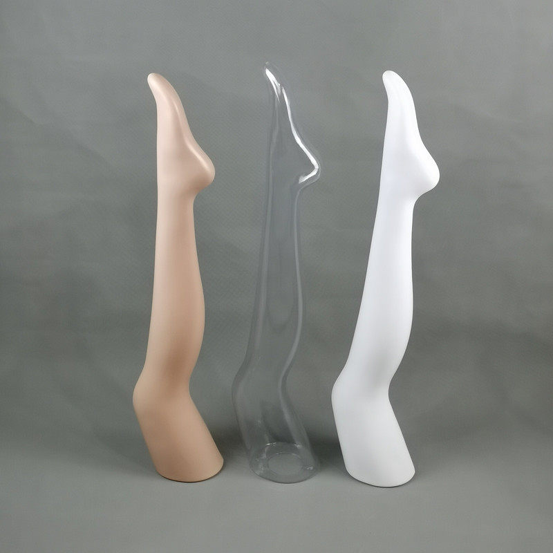 Korean version of inverted long legs model stockings leggings pantyhose model long tube stockings legs model props white skin transparent color