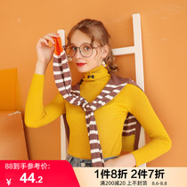 2021 new shoulder small shawl outer shirt spring and autumn with skirt knotted knitted scarf accessories autumn women