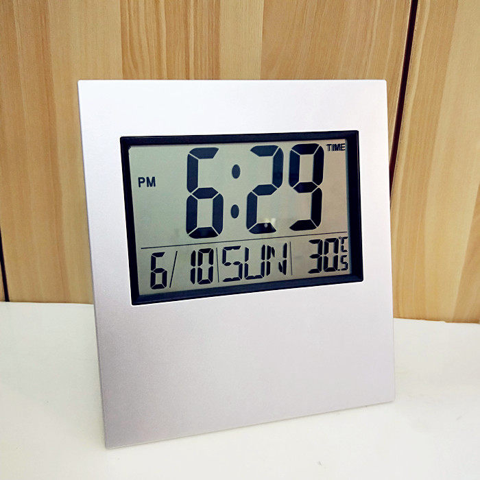 Buy Simple LCD display large screen electronic clock mute electronic