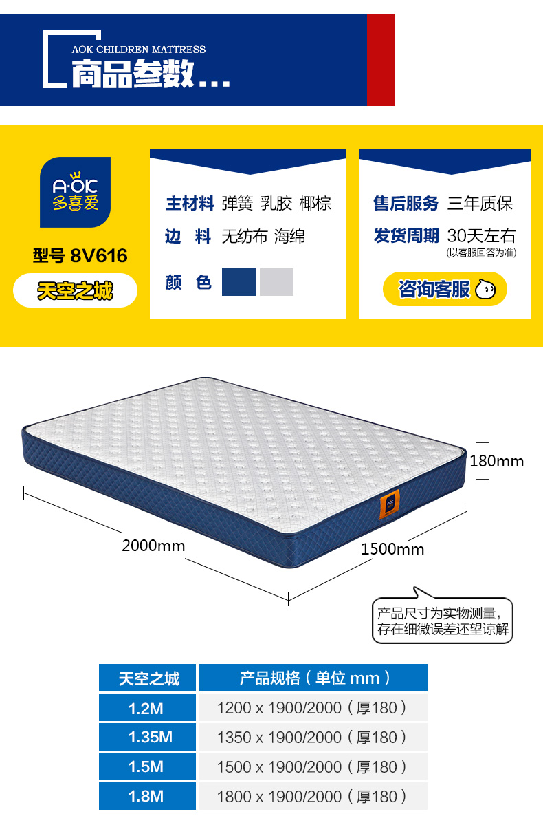 [Poly] thêm nệm trẻ em Mủ cao su tự nhiên Simmons nệm lò xo câm - Nệm nệm cao su