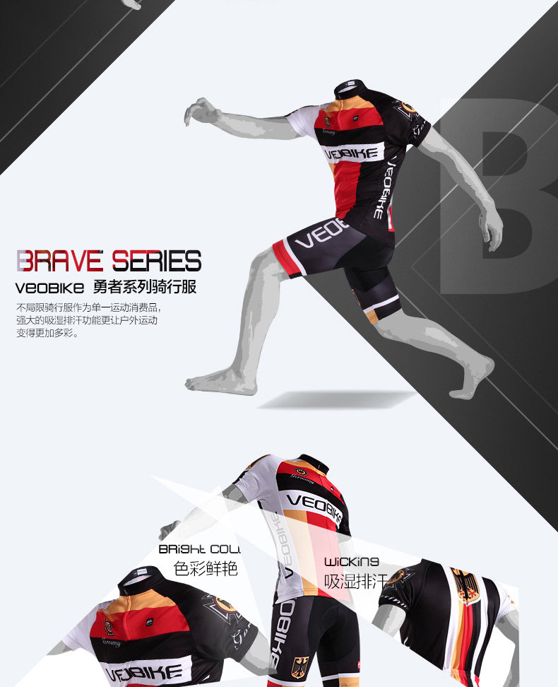 Tenue de cyclisme homme VEOBIKE - Ref 2230773 Image 8