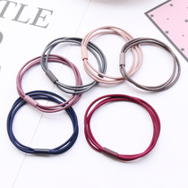 Korea Creative Hair Rope Small Fresh Temperament 100 Lap Ornament Hair Ring Brief High Elastic Rubber Fascia Hair Rope