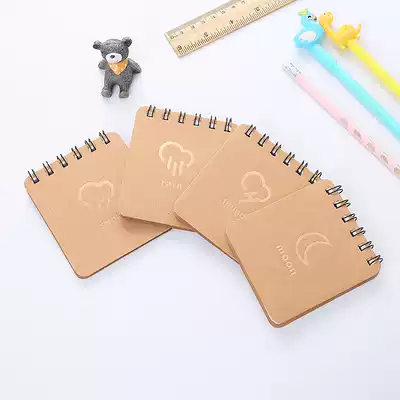 Mr Beard series coil book Portable notepad Notebook creative book Korean stationery post-it note book
