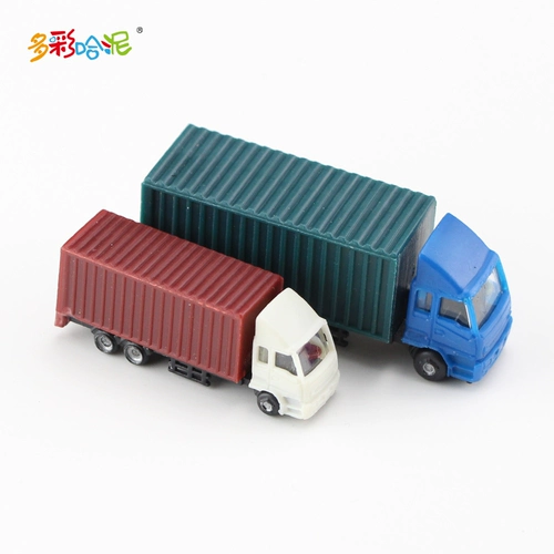 Цветная малая грузовика модель модели недвижимости модели песчаного стола Материал автомобиль модель транспорта
