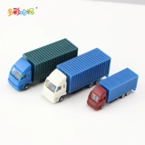 Цветная малая грузовика модель модели недвижимости модели песчаного стола Материал автомобиль модель транспорта