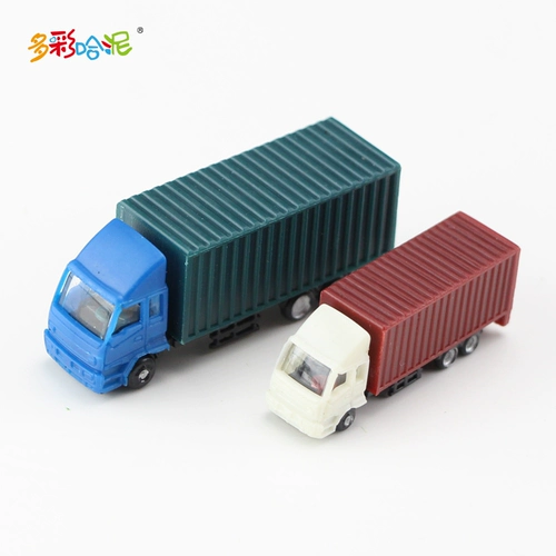 Цветная малая грузовика модель модели недвижимости модели песчаного стола Материал автомобиль модель транспорта