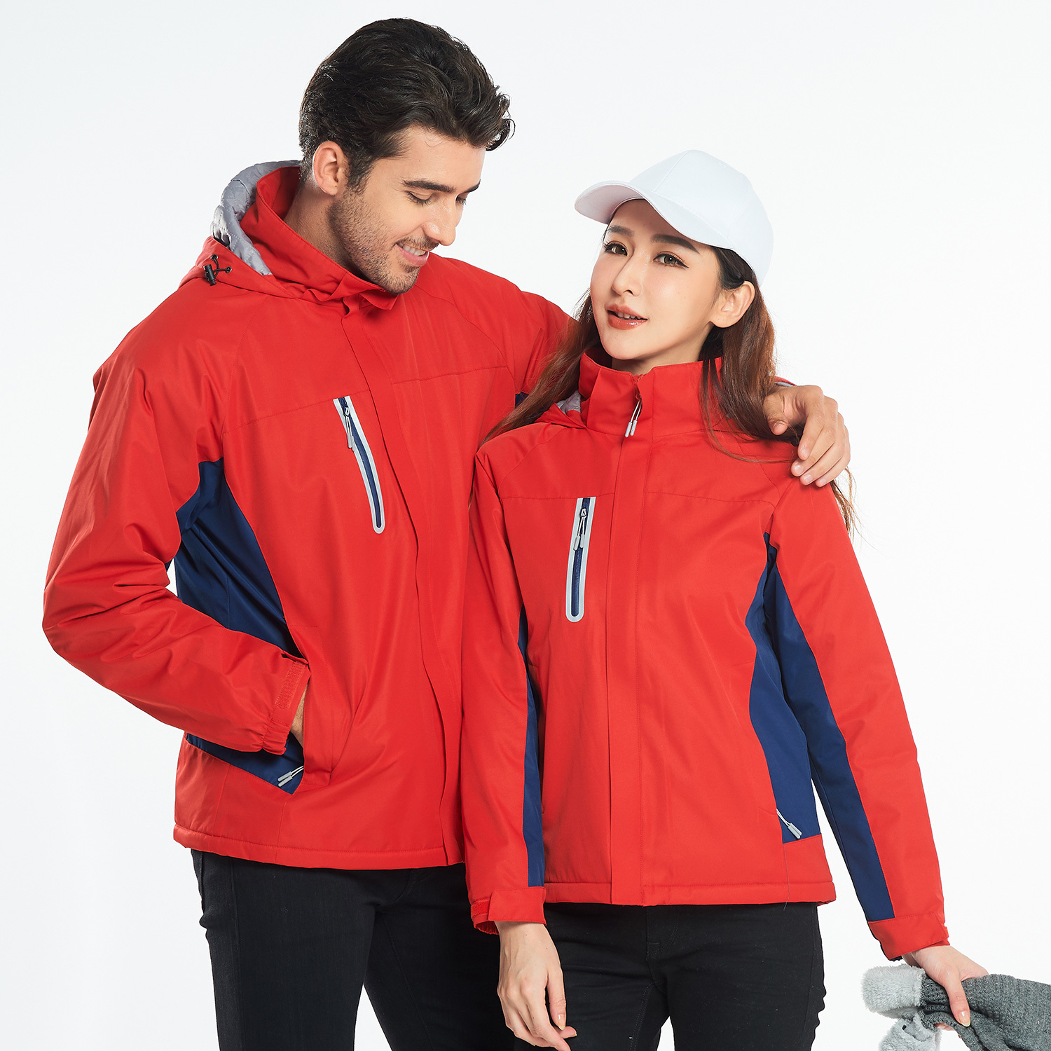 Outdoor Monolayer Submachine Clothing for men and women Damp Korea Plus Suede Thickened Warm Tibet Windproof Waterproof Custom Mountaineering Suit