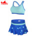 Anh áo tắm nữ váy chia tay áo tắm giải trí mùa xuân nóng kích thước lớn váy swing áo tắm nữ thời trang màu sắc phù hợp là mỏng - Bộ đồ bơi hai mảnh áo tắm 2 mảnh Bộ đồ bơi hai mảnh