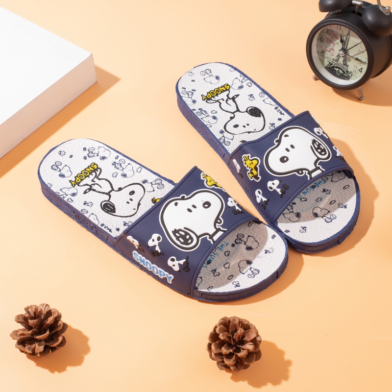 Summer Cartoon Dog Head Slippers Ins Style Cute Women's Indoor Non-Slip Bathing Home Bathroom Soft-Soled Slippers