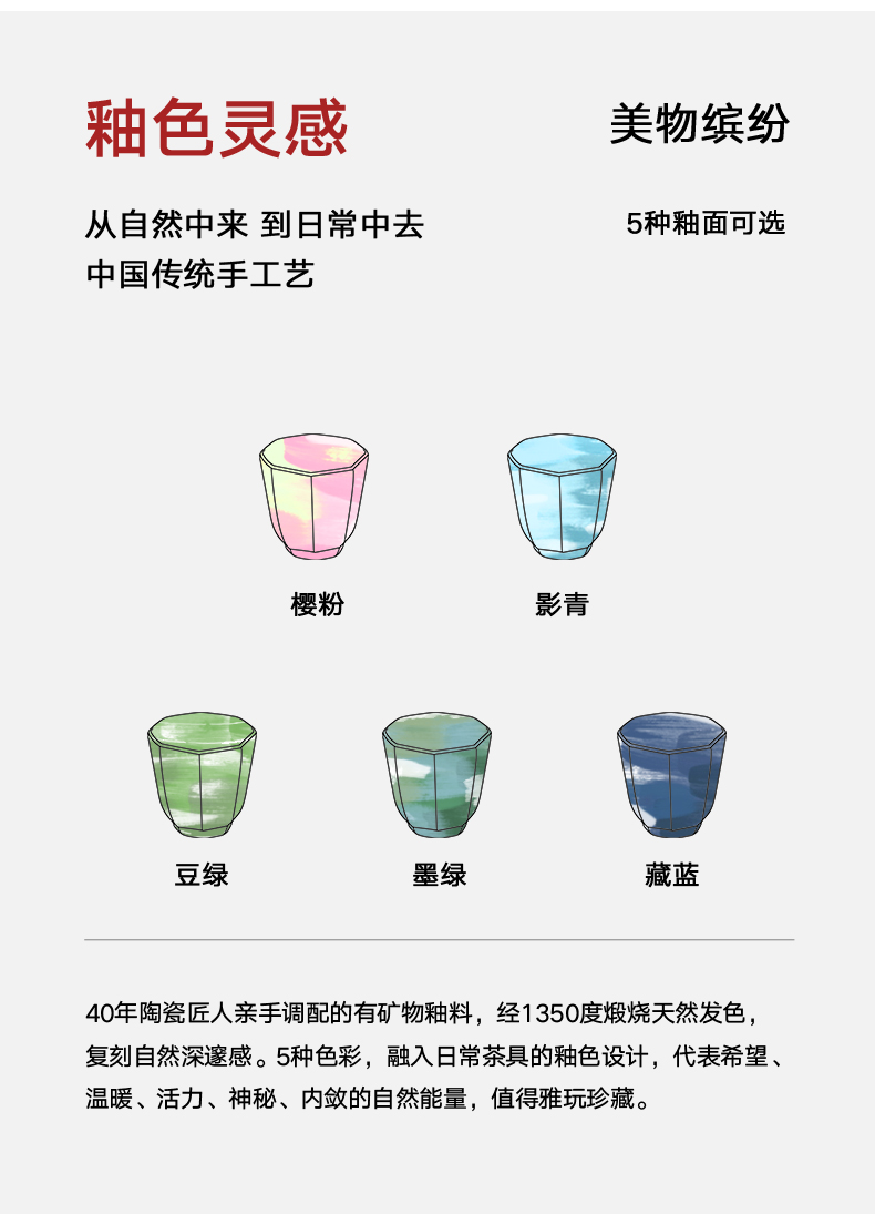 The Sample tea cup dehua porcelain octagon cup home of kung fu tea cups ceramic tea master single cups of tea cups