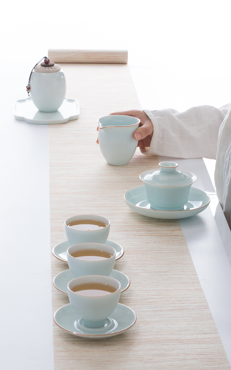 Circular cup mat tea accessories against hot insulation pad saucer cup saucer kung fu tea cup mat