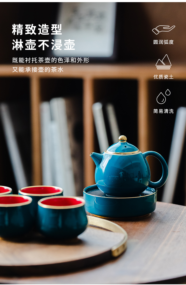 And creation of pot bearing the teapot dry machine ceramic bearing violet arenaceous mat Japanese tea pot a pot of kung fu tea accessories