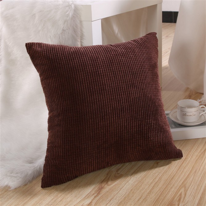 Tùy chỉnh làm thêm lớn màu lớn vải nhung gối ôm ghế sofa