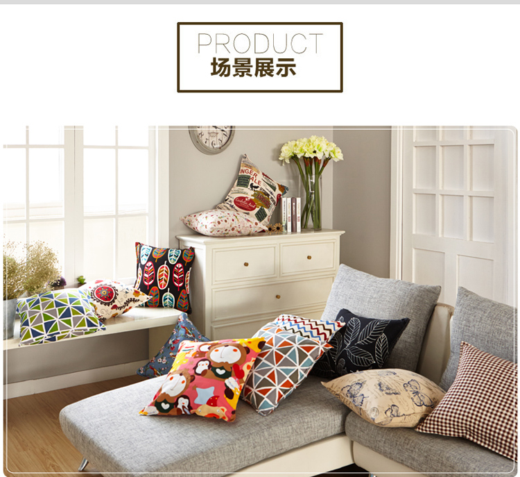 Gối vải châu Âu văn phòng lớn lưng gối gối sofa xe đệm với lõi giường lớn gối đặc biệt Chăn gối văn phòng 3 in 1