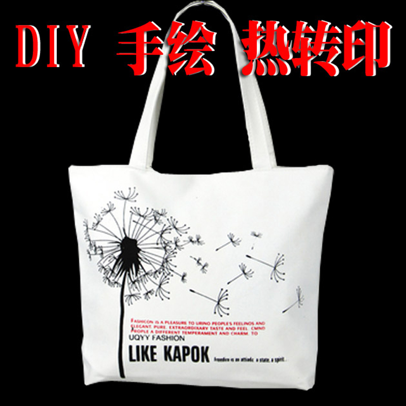 Blank Packet Hand-painted Bag Silkscreen Thermal Transfer DIY Blank Bag Sails Cloth Bag Environmentally Friendly Bag Bag Single Shoulder Bag Wholesale Customization