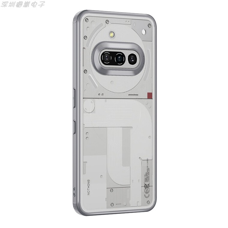 Transparent Pink Internal Component Graphics Rose Gold Bumper iPhone Case