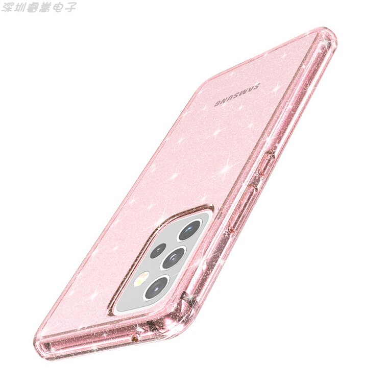 Transparent Clear Crystals Girls Hard Glitter Girls Bling A13 5G, A23 5G, A33 5G, A53 5G, A73 5G Samsung Phone Case