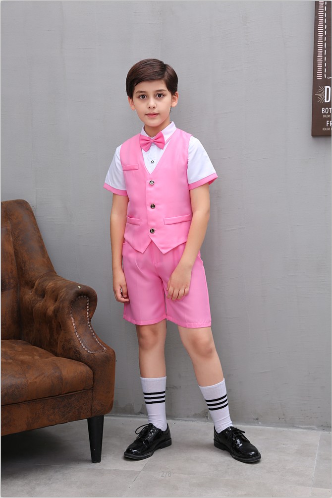 Trang phục vest trẻ em thế giới phù hợp với nam giới mới học sinh tiểu học và trung học đồ tết cho bé gái