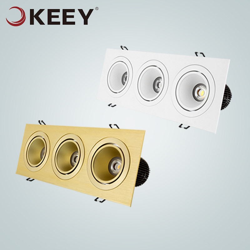 ��һ����led��ͷ���θ�դ������QY-GS601N-3