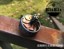 BitsBits titanium alloy numerical control ultra fine hand twist top hand turn to play piece steal dream space titanium rotating toy