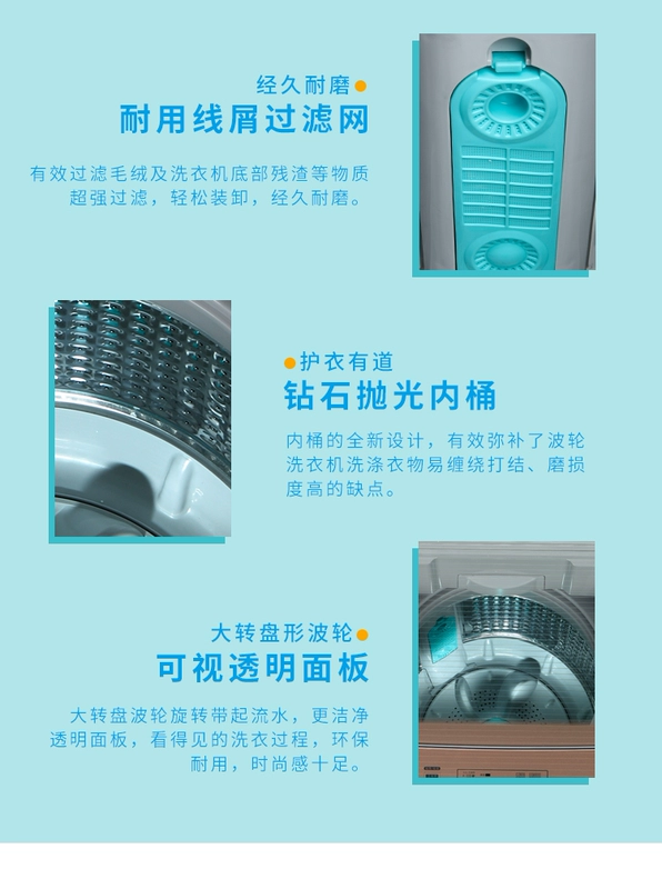 Máy giặt gia đình Changhong 9/10 kg tự động với máy sấy sóng khô, máy giặt công suất lớn