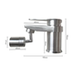 Sus304 Stainless Steel Countertop Basin Mini Hot and Cold Low-Profile Swivel Washbasin Faucet Hot and Cold Handwashing Basin