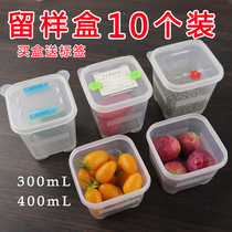 Small hotel plastic restaurant School kindergarten canteen food sample box Food sample box special ten packs