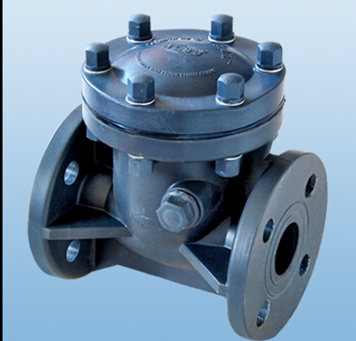FRPP plastic flange check valve corrosive acid-resistant, pH-resistant valve reinforced polypropylene frpp check valve