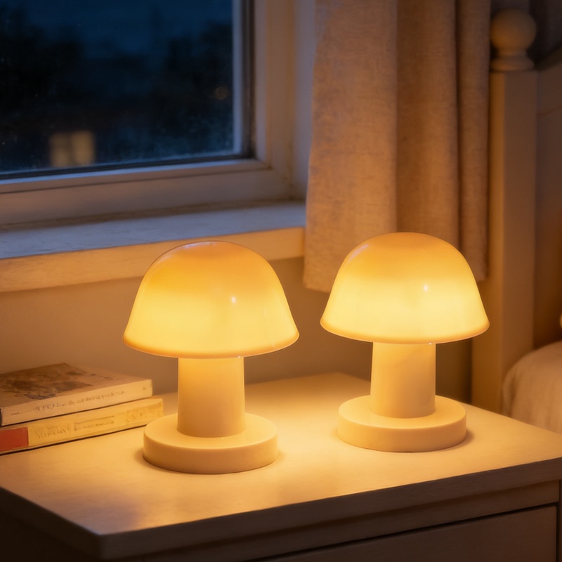 Mushroom Lamp, Pat Lamp, Bedroom Bedside Night Light, Ambient Light, Home Decoration, Desktop Ornament, Small Gift for Girls