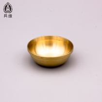 With Edge Buddha Front Water Supply Cup For Buddha Cup Pure Copper Fofa Monk Home Size Number Water Supply Bowl Buddhist Utensils Holy Water Cup