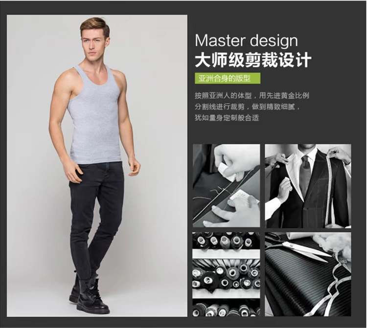 Áo vest nam Trung Quốc 2017 cotton mùa hè Kiểu dáng thể thao co giãn thoáng khí áo vest khoác nam