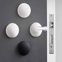 Silicone anti-collision stickers 5-pack household door rear sound insulation stickers refrigerator door anti-collision thickened silicone pad toilet cover pad