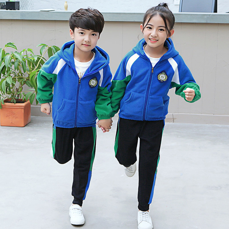 School uniform kindergarten garden uniform spring and autumn school uniform suit cotton primary school students class uniform teacher autumn and winter children winter clothing school