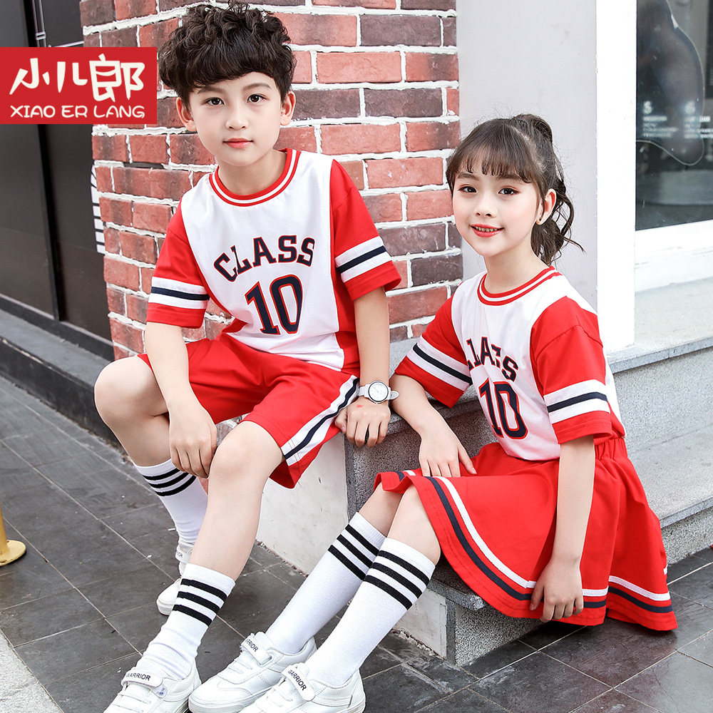 Summer Kindergarten Teachers Landscaped Teachers Clothing Work Clothes Short Sleeves Workwear Casual Suit Women Sportswear Group Purchase