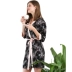 Royal Court Summer Bathcoat Nữ In Sexy Áo ngủ dễ thương Áo choàng tắm Dịch vụ tại nhà Đồ ngủ - Night Robe đồ ngủ nữ Night Robe