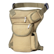 Tactical leg bag mens multi-functional outdoor motorcycle riding sports Leg bag waist and leg hanging bag diagonal waist bag