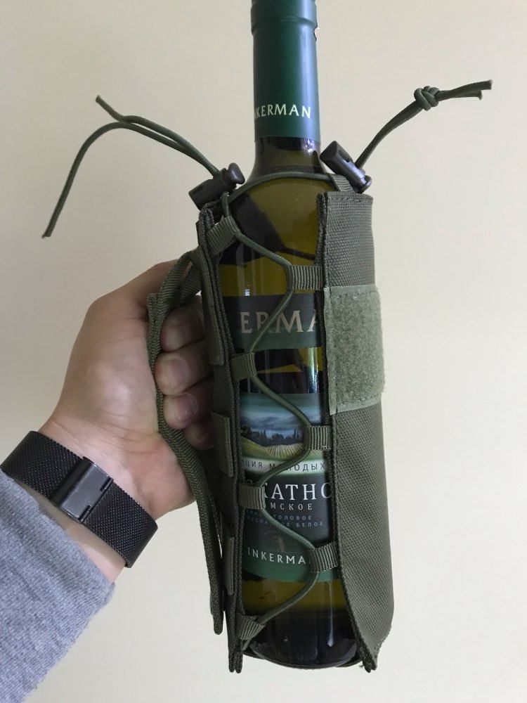 Field Outdoor Tactical Kettle Bag Water Cup Bag Insulated Cups Bag Waist Hang Containing Bag Waist Seal Vest Accessories Bag