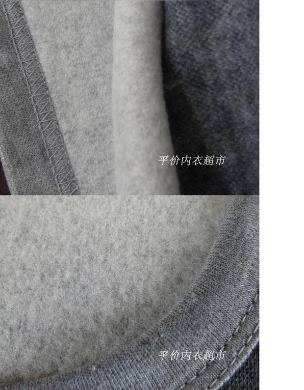 Áo len nam cộng với nhung tăng độ dày cotton cotton áo len trung niên cổ tròn quần áo mùa thu quần dài đồ lót nhiệt đồ bộ thun