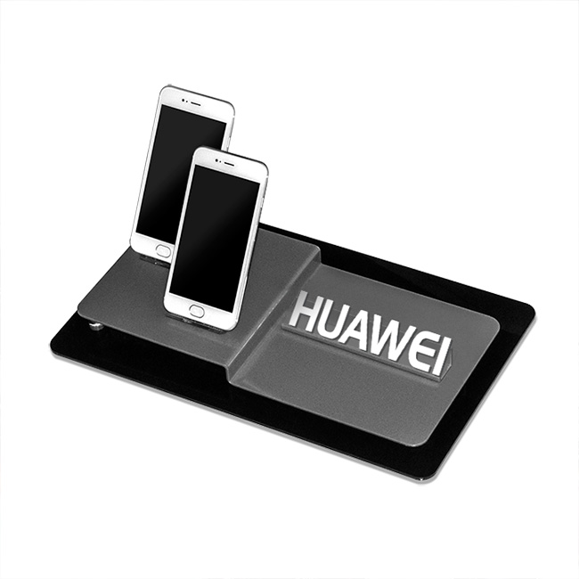 Huawei Glory Mobile Phone Acrylic Reflective Word Base Booth Experience Table Organs Tray