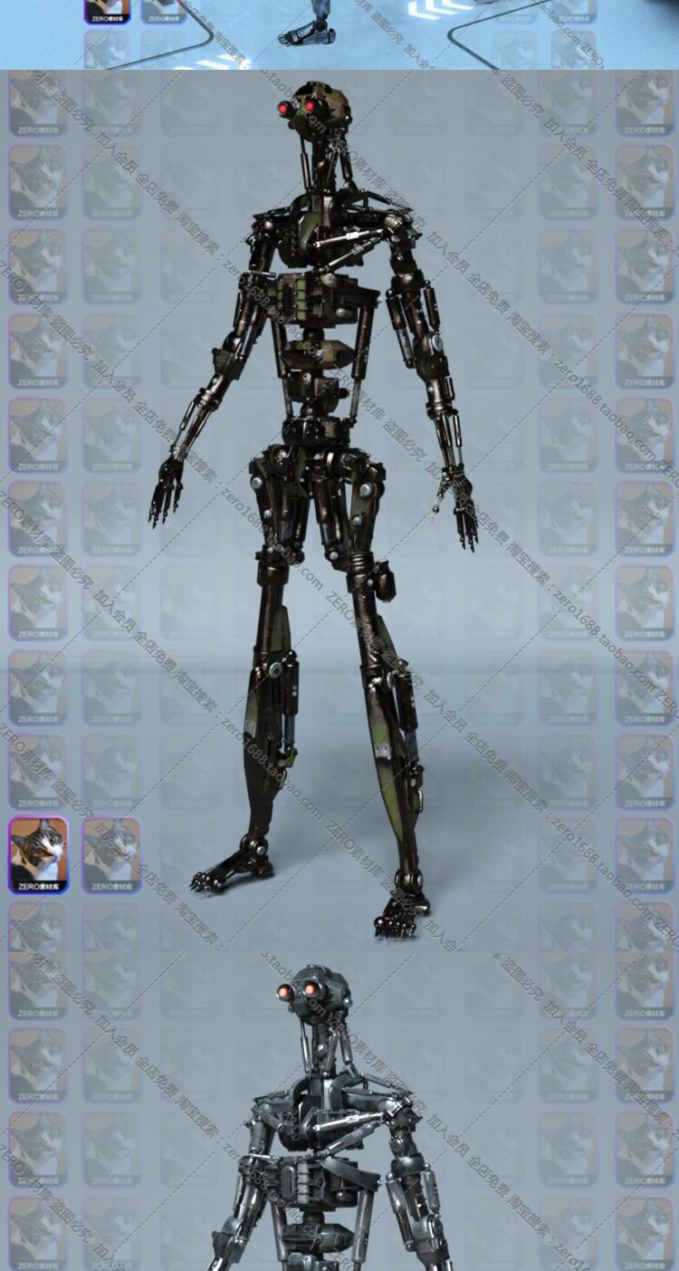 图片[10]-daz3d模型骷髅机器人 daz模型[405MB] 纯角色 IM包G8-cg男孩